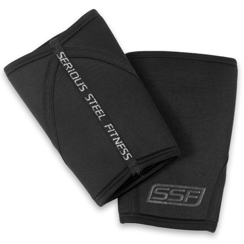 Load image into Gallery viewer, Serious Steel Fitness - Black Label Knee Sleeves (7mm)