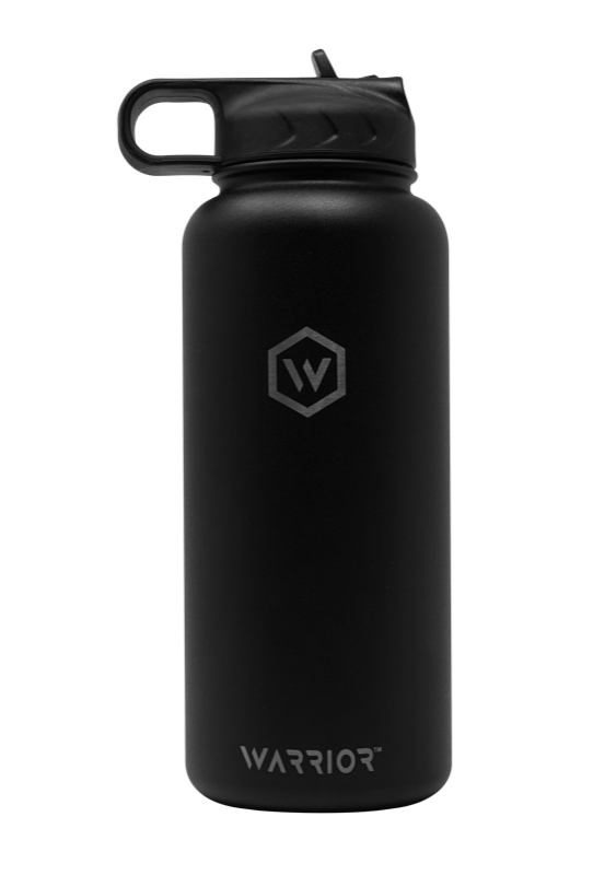 Load image into Gallery viewer, Rockwell Time - Rockwell Warrior Flask - Double Walled - Stainless Steel Flask - (BLACK)