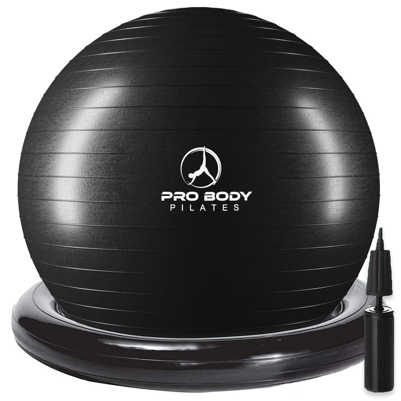 Load image into Gallery viewer, ProBody Pilates - Exercise Ball Chair with Base & Bands