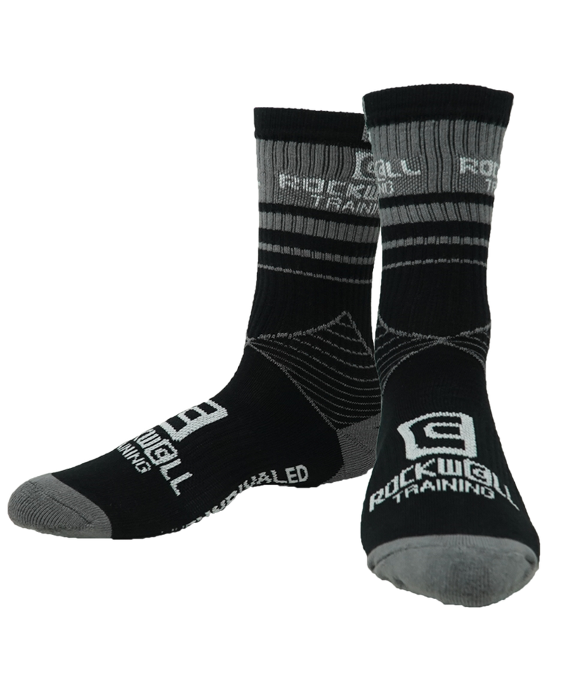 Load image into Gallery viewer, Rockwell Time - Rockwell Training Black/Gray Socks