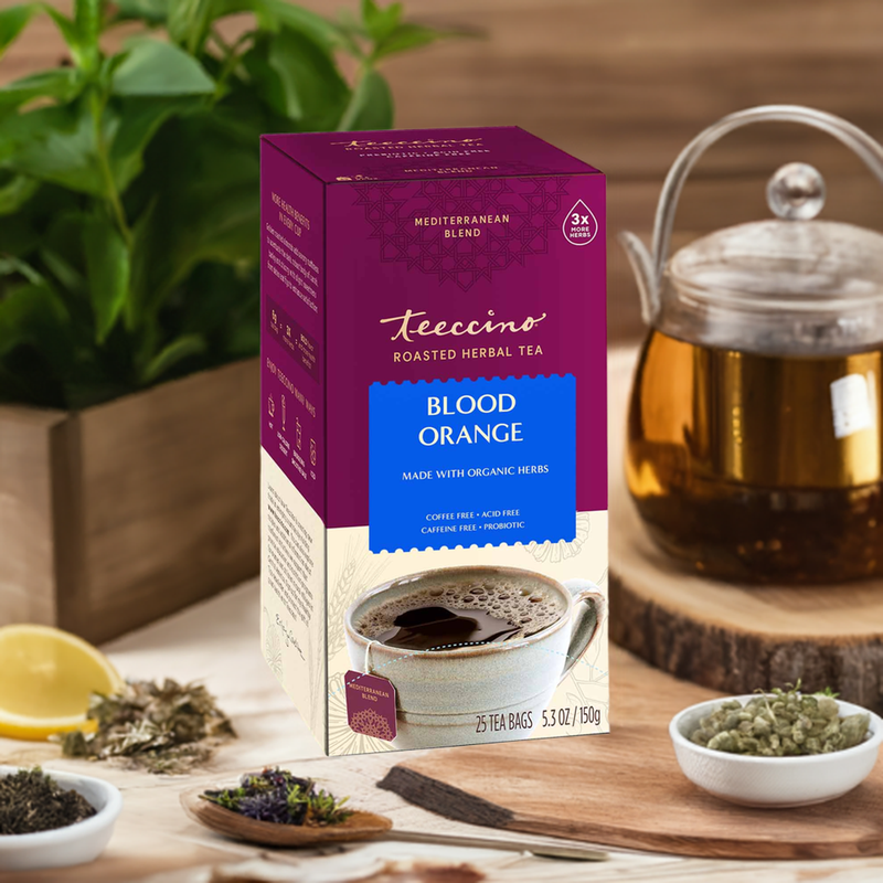Load image into Gallery viewer, Teeccino - Blood Orange Roasted Herbal Tea