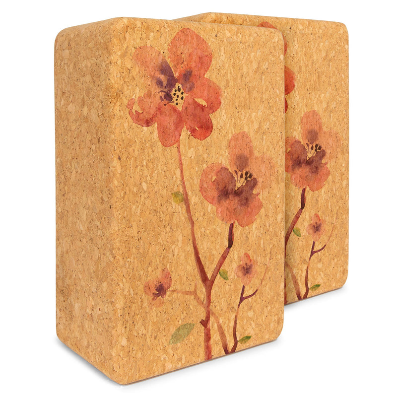 Load image into Gallery viewer, Yoloha Yoga - Artist Cork Yoga Block Set