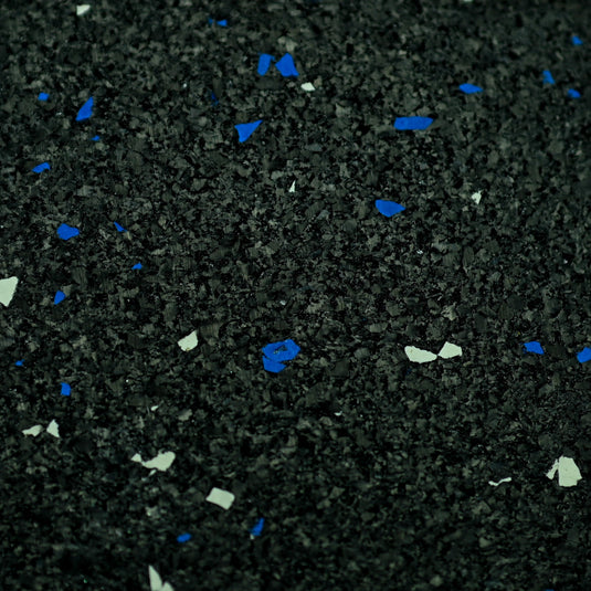 Interlocking Rubber Tiles with Straight Edges – 18 Inch Diameter, 5/16" (8mm) Thick, Made in the USA