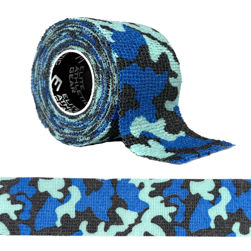 Load image into Gallery viewer, Elite Athletic Gear - Blue Camo Self Stick Athletic Tape