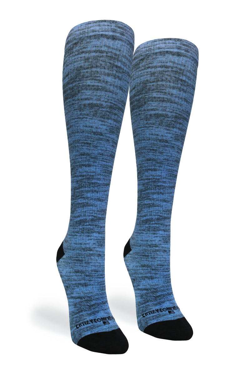 Load image into Gallery viewer, Crazy Compression - Blue Heather - (Standard & Extra Wide)