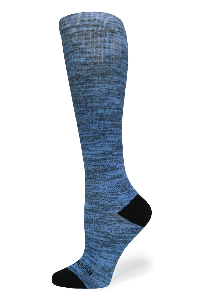 Load image into Gallery viewer, Crazy Compression - Blue Heather - (Standard & Extra Wide)