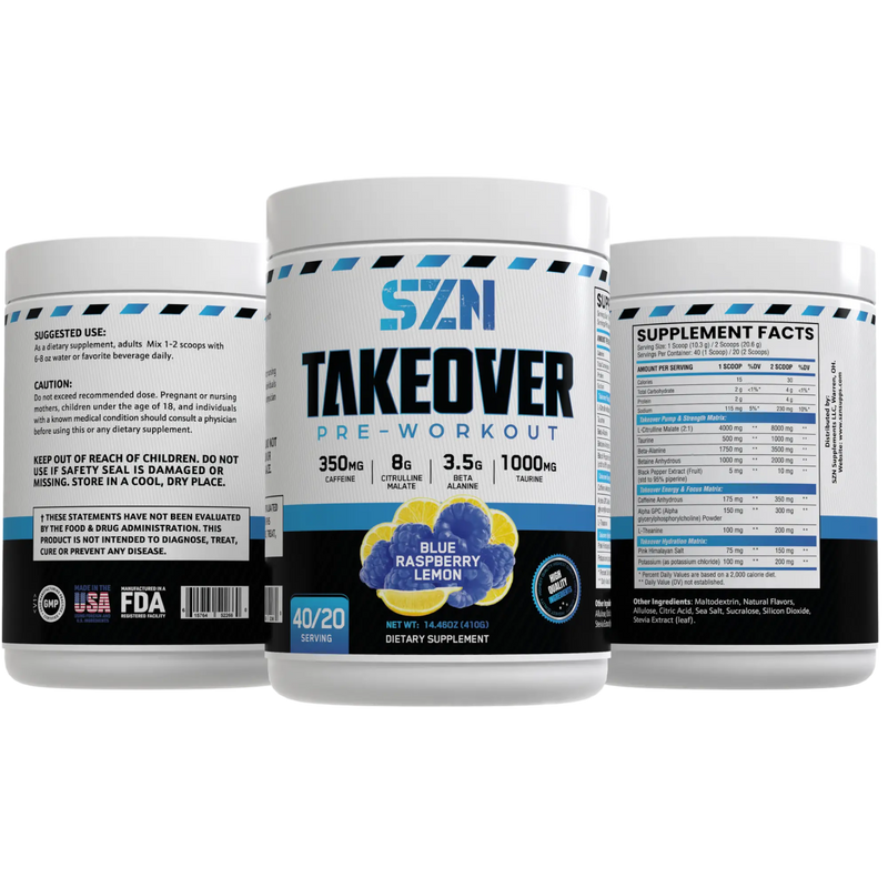 Load image into Gallery viewer, Szn Supplements - Takeover Pre Workout