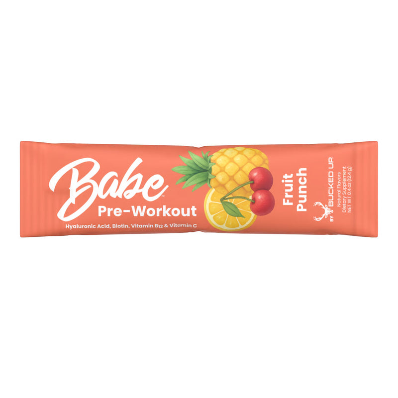 Load image into Gallery viewer, Bucked Up - Babe Pre-Workout Stick Packs - Fruit Punch