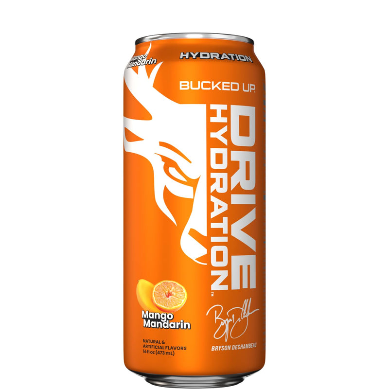 Load image into Gallery viewer, Bucked Up - Drive Hydration Drinks (2 Cases / 24 Cans) - Mandarin