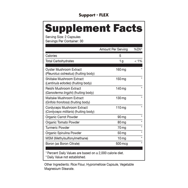 Load image into Gallery viewer, Bucked Up - Flex - Bone and Joint Support Nutrition Label