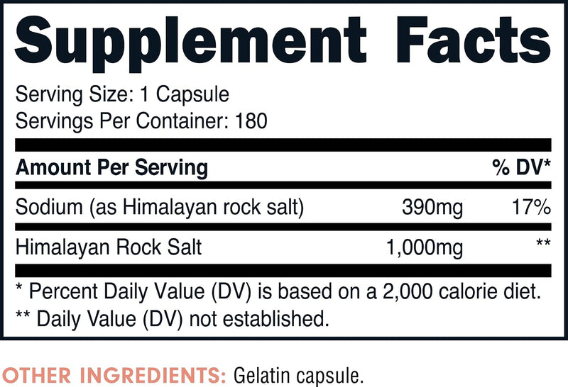 Load image into Gallery viewer, Bucked Up - Himalayan Salt - Nutrition