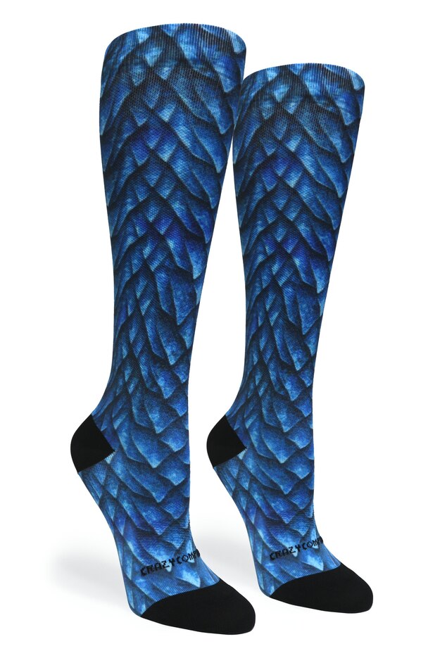 Load image into Gallery viewer, Crazy Compression - Cobalt Dragon - (Standard & Extra Wide)