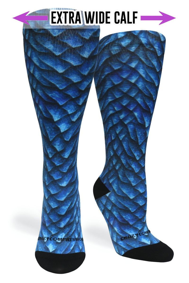 Load image into Gallery viewer, Crazy Compression - Cobalt Dragon - (Standard & Extra Wide)