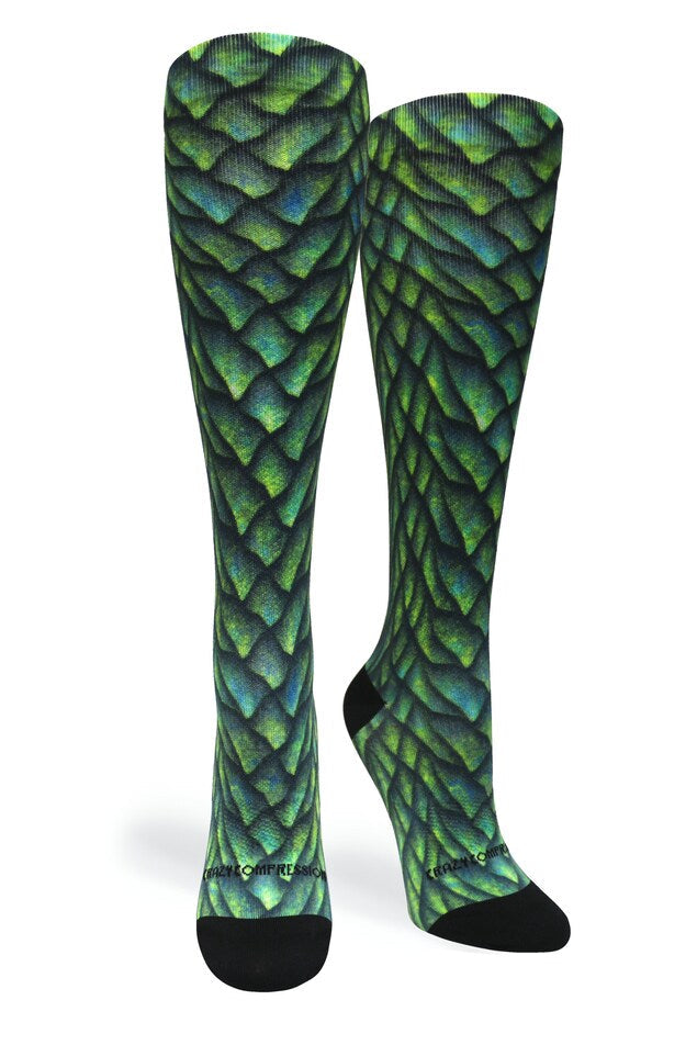 Load image into Gallery viewer, Crazy Compression - Emerald Dragon - (Standard & Extra Wide)