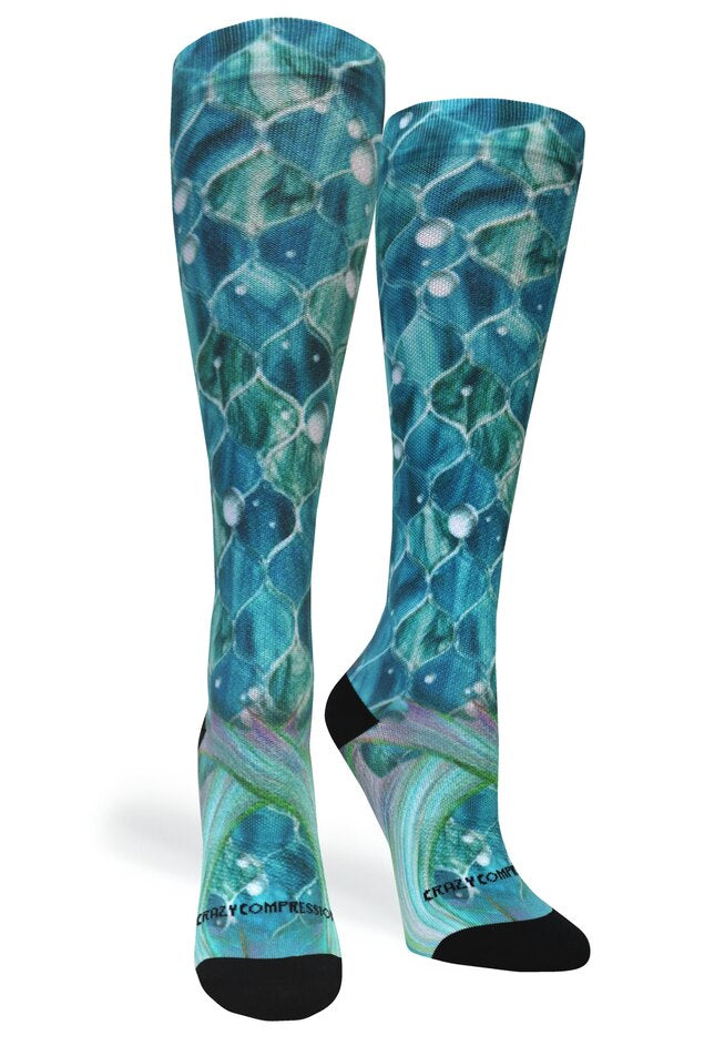 Load image into Gallery viewer, Crazy Compression - Mermaid Mosaic - (Standard & Extra Wide)