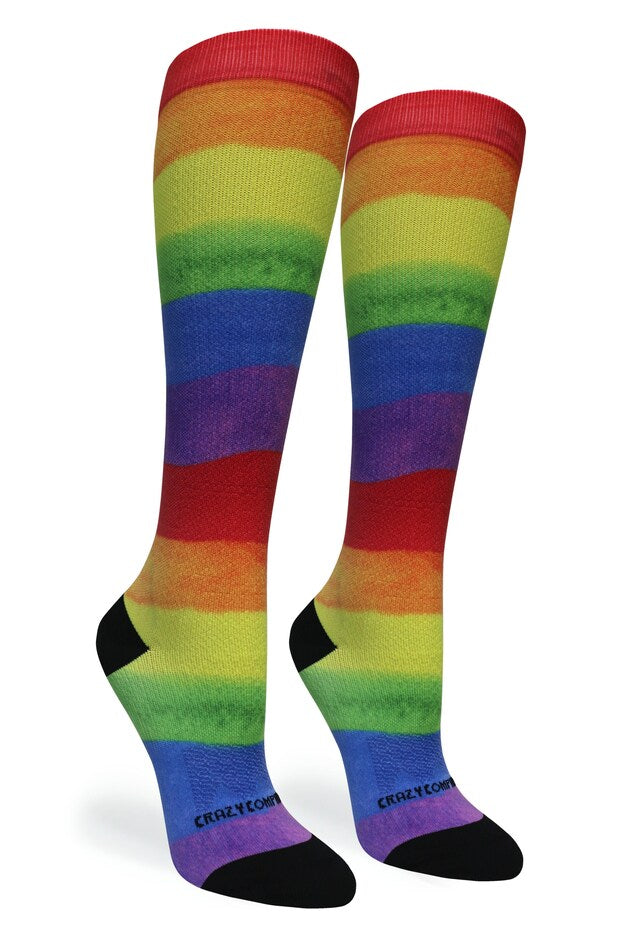 Load image into Gallery viewer, Crazy Compression - Rainbow Paint - (Standard & Extra Wide)