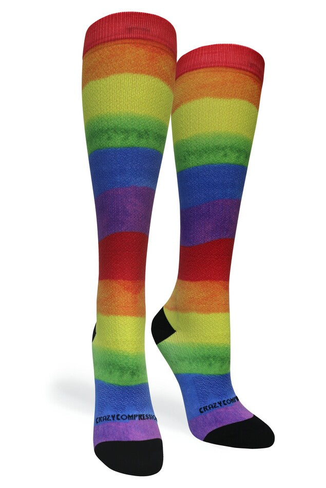 Load image into Gallery viewer, Crazy Compression - Rainbow Paint - (Standard & Extra Wide)