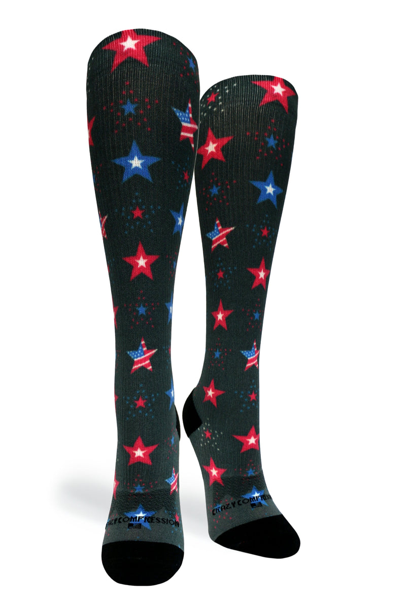 Load image into Gallery viewer, Crazy Compression - USA Stars - (Standard & Extra Wide)