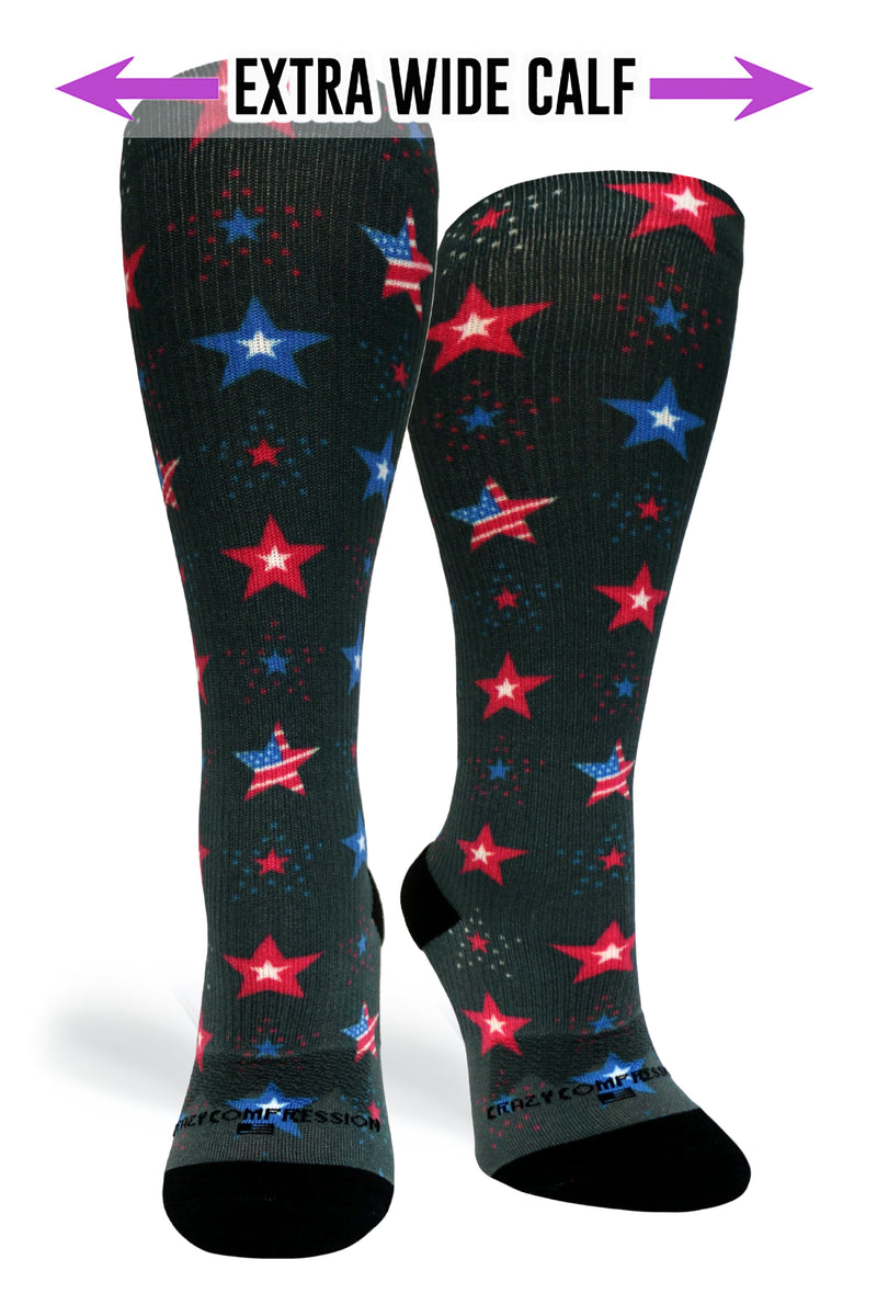Load image into Gallery viewer, Crazy Compression - USA Stars - (Standard & Extra Wide)