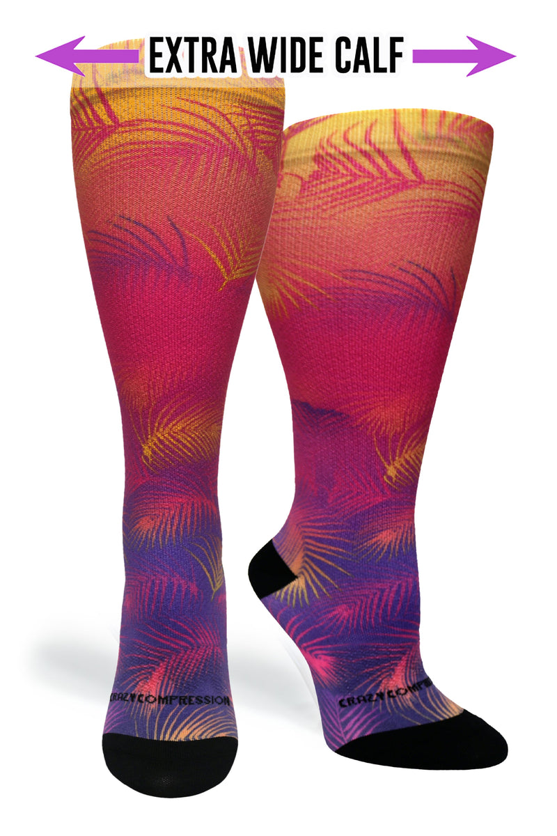 Load image into Gallery viewer, Crazy Compression - Palm Ombré - (Standard & Extra Wide)