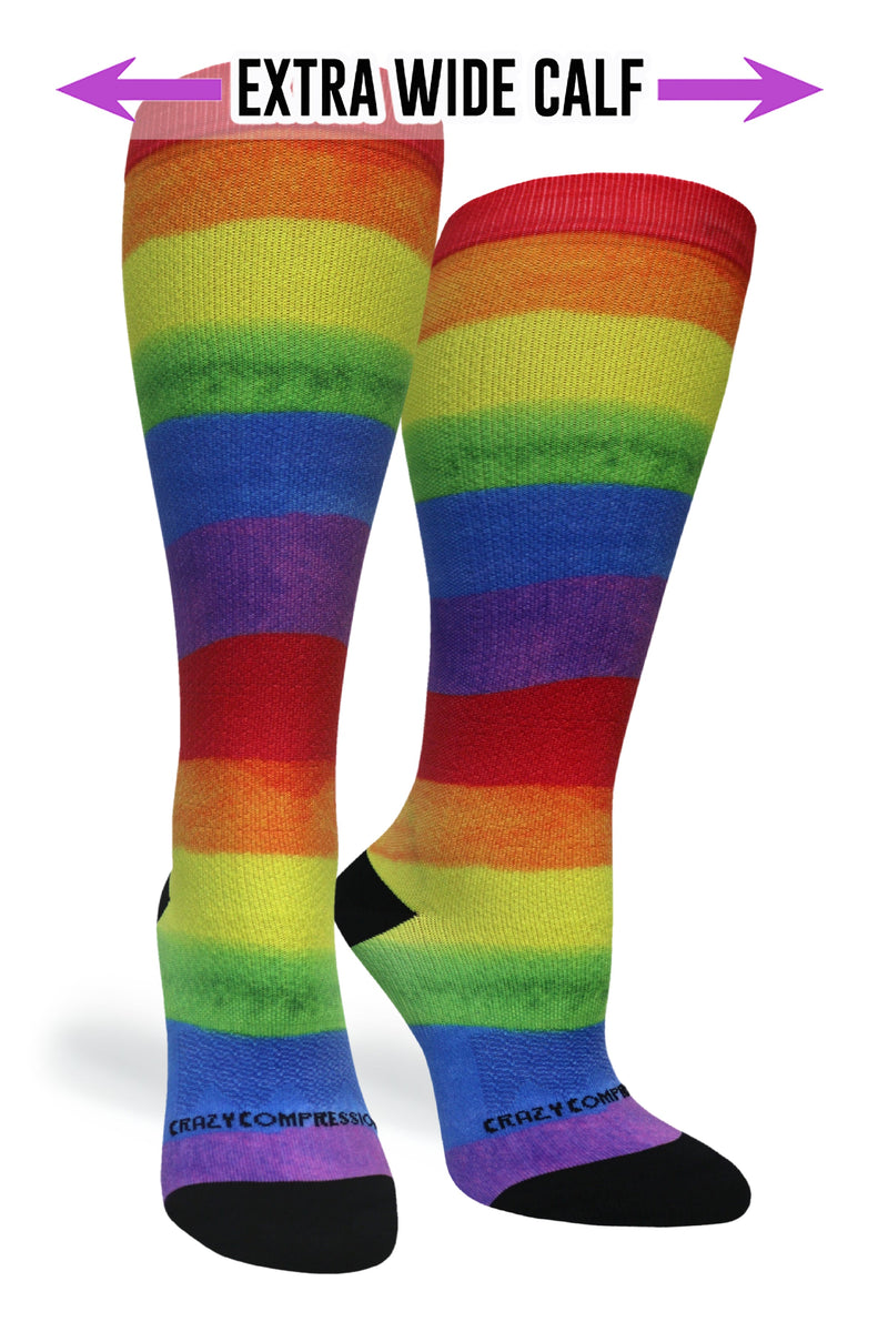 Load image into Gallery viewer, Crazy Compression - Rainbow Paint - (Standard & Extra Wide)