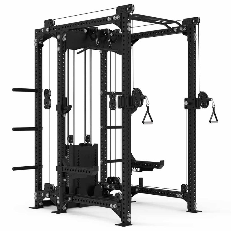 Load image into Gallery viewer, SMAI - Power Rack with Dual Cable Stack & Accessories - Vanta Series