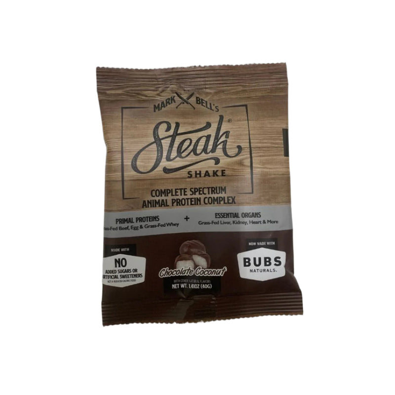 Load image into Gallery viewer, Within You - In Sample Pack - Mark Bell's Steak Shake- Complete Spectrum Animal Protein Powder Complex