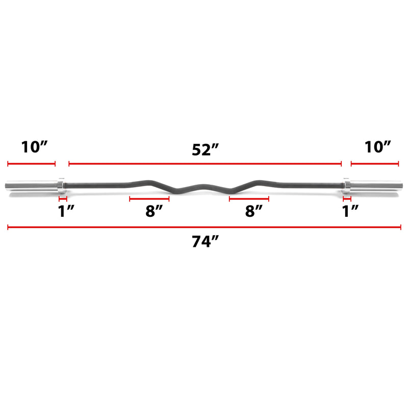 Load image into Gallery viewer, XMARK - Convict 6ft Rackable Curl Bar