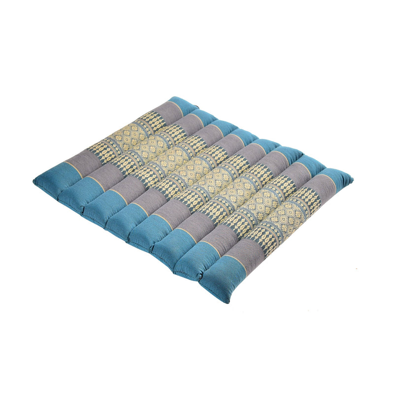 Load image into Gallery viewer, Yoga Design Lab - Zafuko Rollable Yoga & Meditation Cushion - Medium / Teal/Turquoise