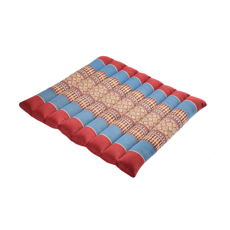 Load image into Gallery viewer, Yoga Design Lab - Zafuko Rollable Yoga & Meditation Cushion - Medium / Burgundy/Blue