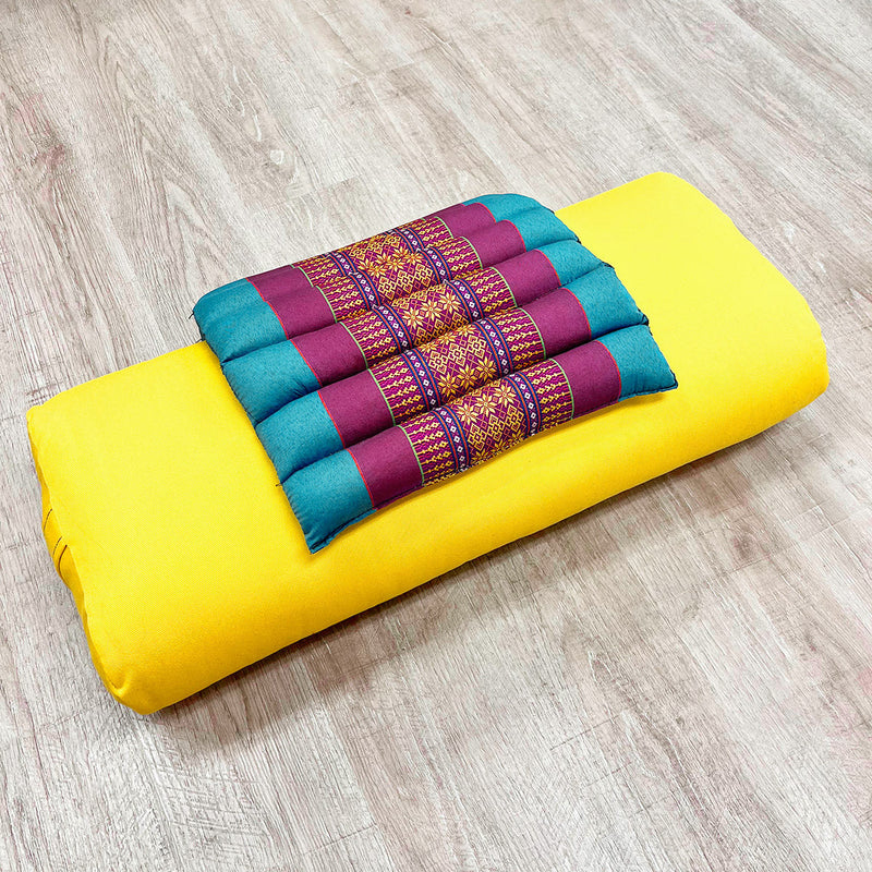 Load image into Gallery viewer, Yoga Design Lab - Zafuko Rollable Yoga & Meditation Cushion - Wedge Pillow