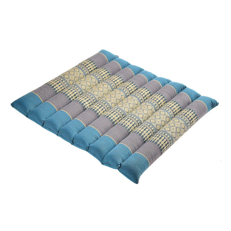 Load image into Gallery viewer, Yoga Design Lab - Zafuko Rollable Yoga & Meditation Cushion - Large / Teal/Turquoise
