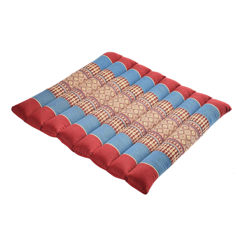 Load image into Gallery viewer, Yoga Design Lab - Zafuko Rollable Yoga & Meditation Cushion - Large / Burgundy/Blue