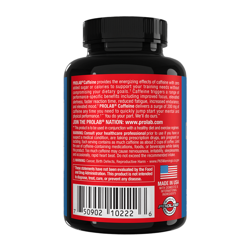 Load image into Gallery viewer, Prolab Nutrition - Caffeine Energy Support, Zero Calories, Reduced Fatigue, Extra Strength Energy 200mg