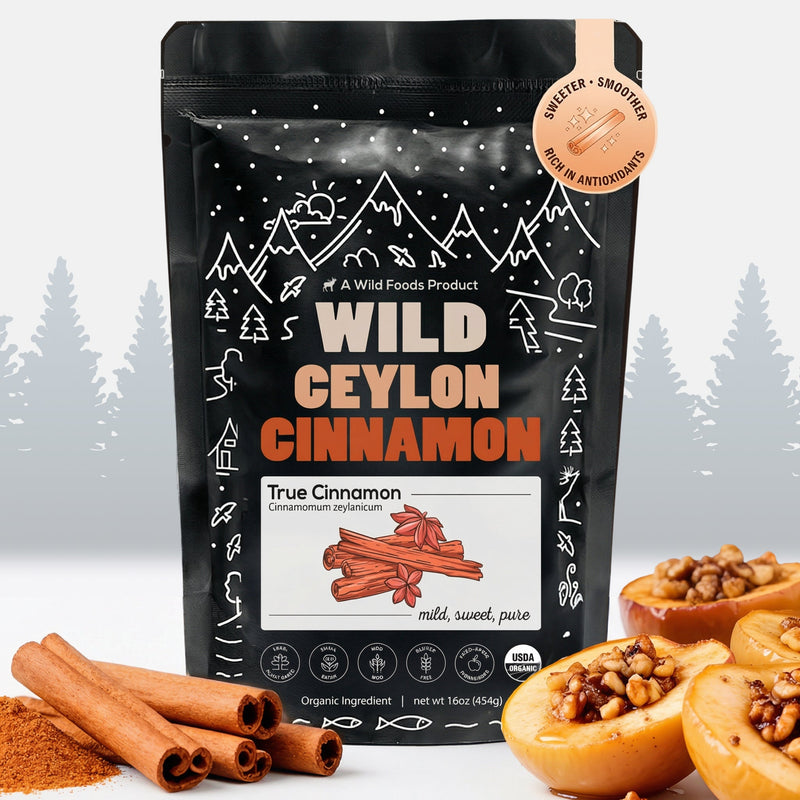 Load image into Gallery viewer, Wild Foods - Organic Ceylon Cinnamon Powder - Cooking & Baking Ingredients