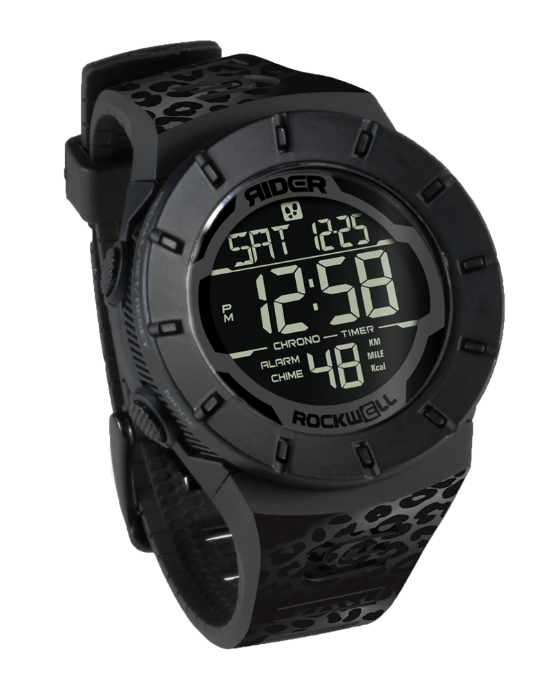 Load image into Gallery viewer, Rockwell Time - Coliseum Fit™ Forum - Cheetah Edition (Phantom Black) Watch