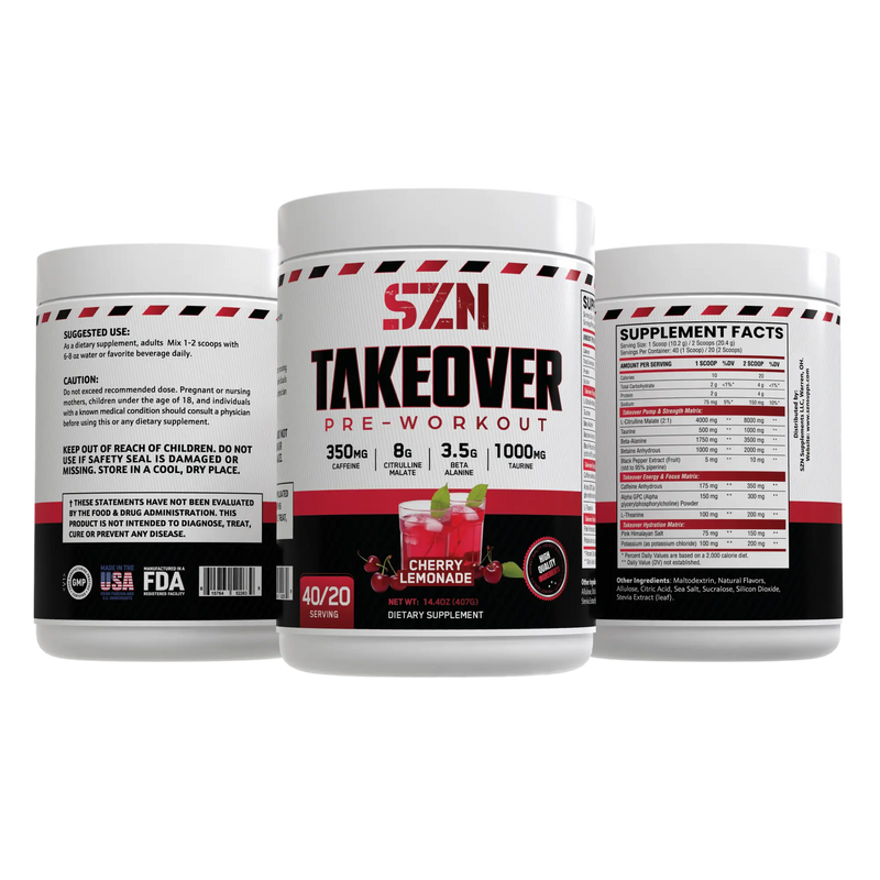 Load image into Gallery viewer, Szn Supplements - Takeover Pre Workout