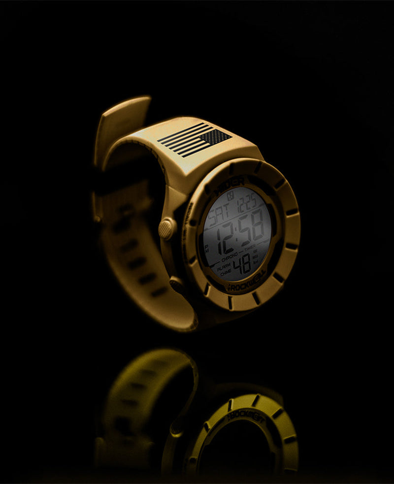 Load image into Gallery viewer, Rockwell Time - Coliseum Fit™ Freedom Edition (Coyote Tan/Black) Watch