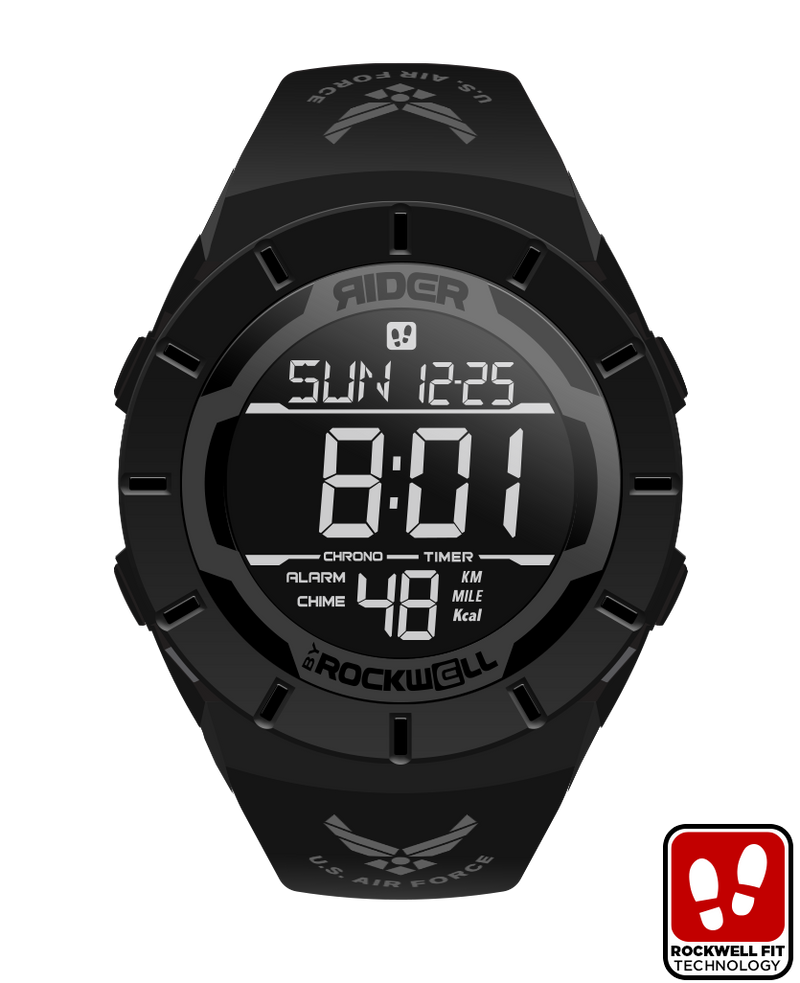 Load image into Gallery viewer, Rockwell Time - Coliseum Fit™ Air Force Edition (Phantom Black) Watch