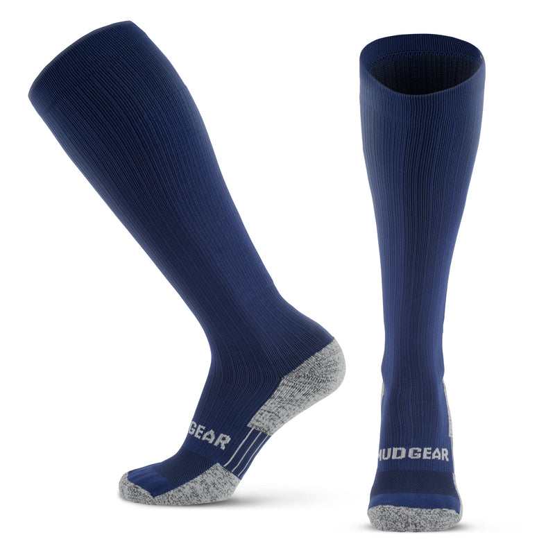 Load image into Gallery viewer, MudGear - Tall Compression Socks Tactical Line (Navy)