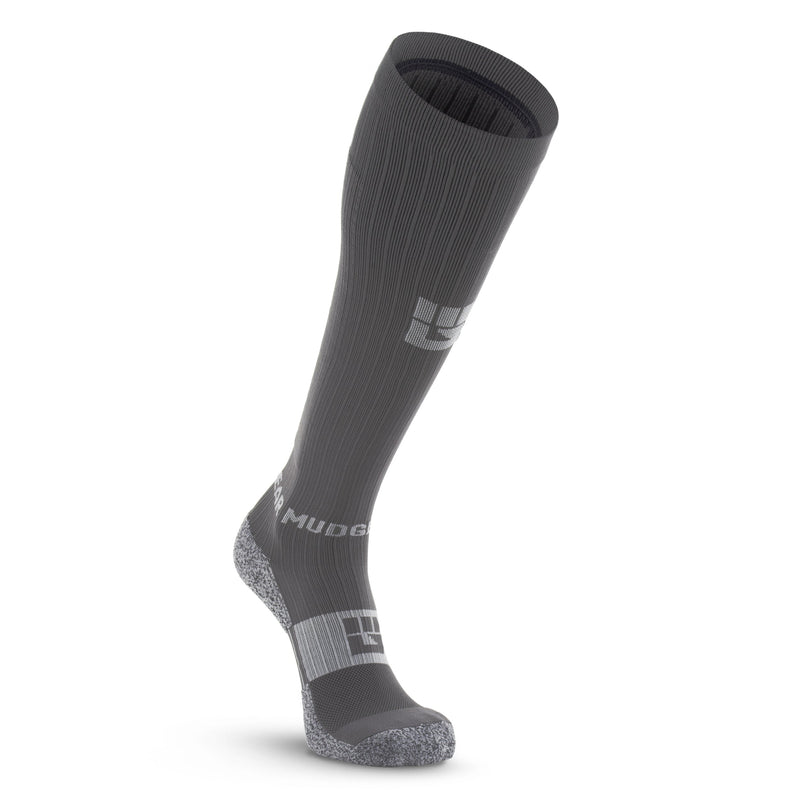 Load image into Gallery viewer, MudGear - Tall Compression Socks (Gray/Gray)