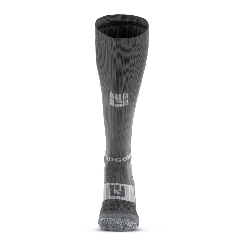 Load image into Gallery viewer, MudGear - Tall Compression Socks (Gray/Gray)