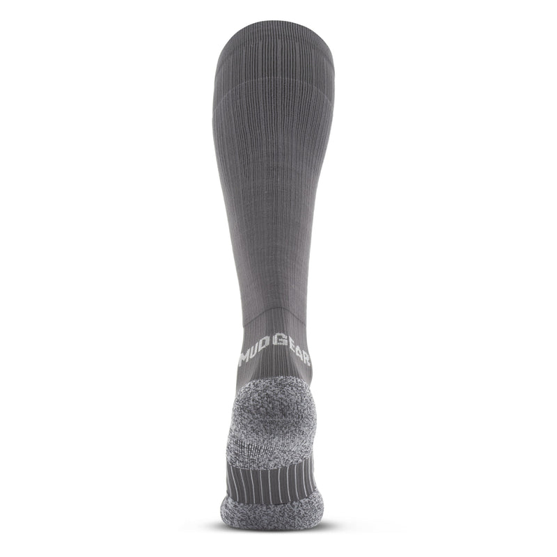 Load image into Gallery viewer, MudGear - Tall Compression Socks (Gray/Gray)