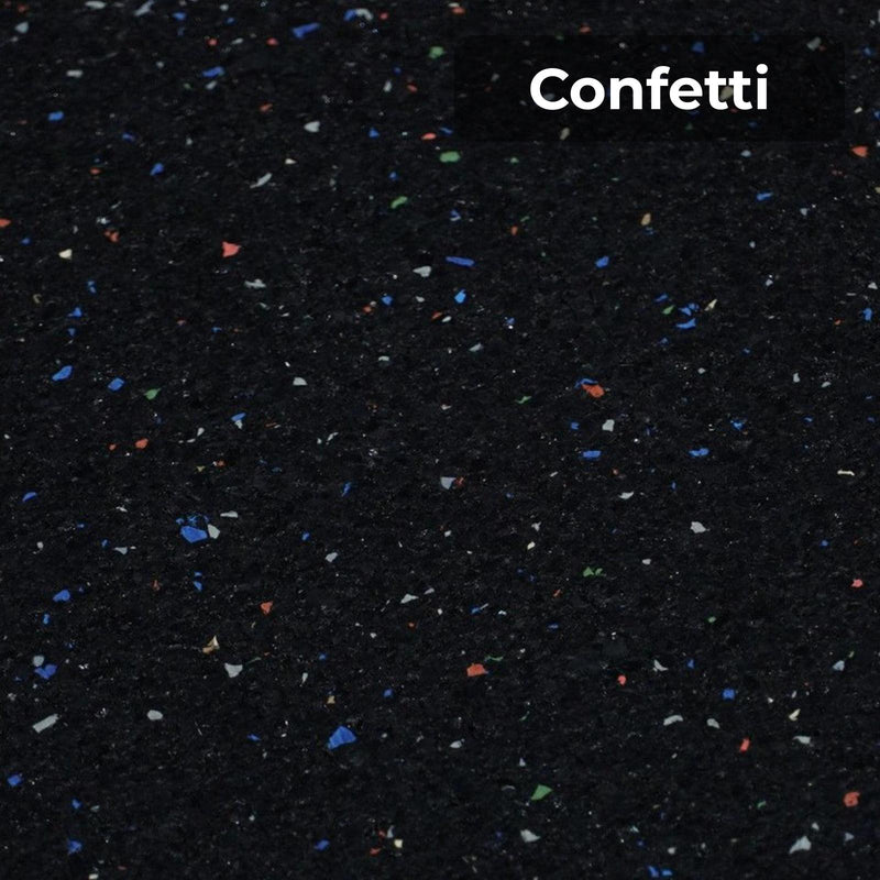 Load image into Gallery viewer, Confetti rubber flooring swatch