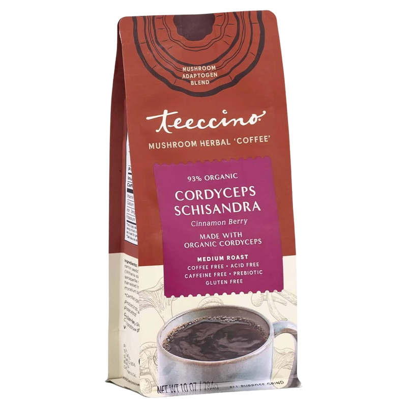 Load image into Gallery viewer, Teeccino - Cordyceps Schisandra Cinnamon Berry Mushroom Herbal Coffee