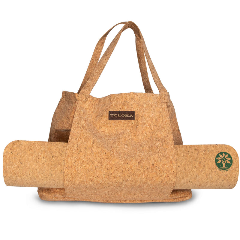 Load image into Gallery viewer, Yoloha Yoga - Cork Tote Bag