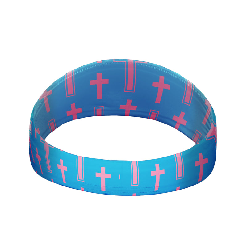 Load image into Gallery viewer, Elite Athletic Gear - Cotton Candy Cross Headband