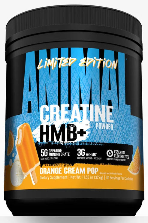 Load image into Gallery viewer, tub of Animal Creatine HMB+ in Orange Cream pop flavor
