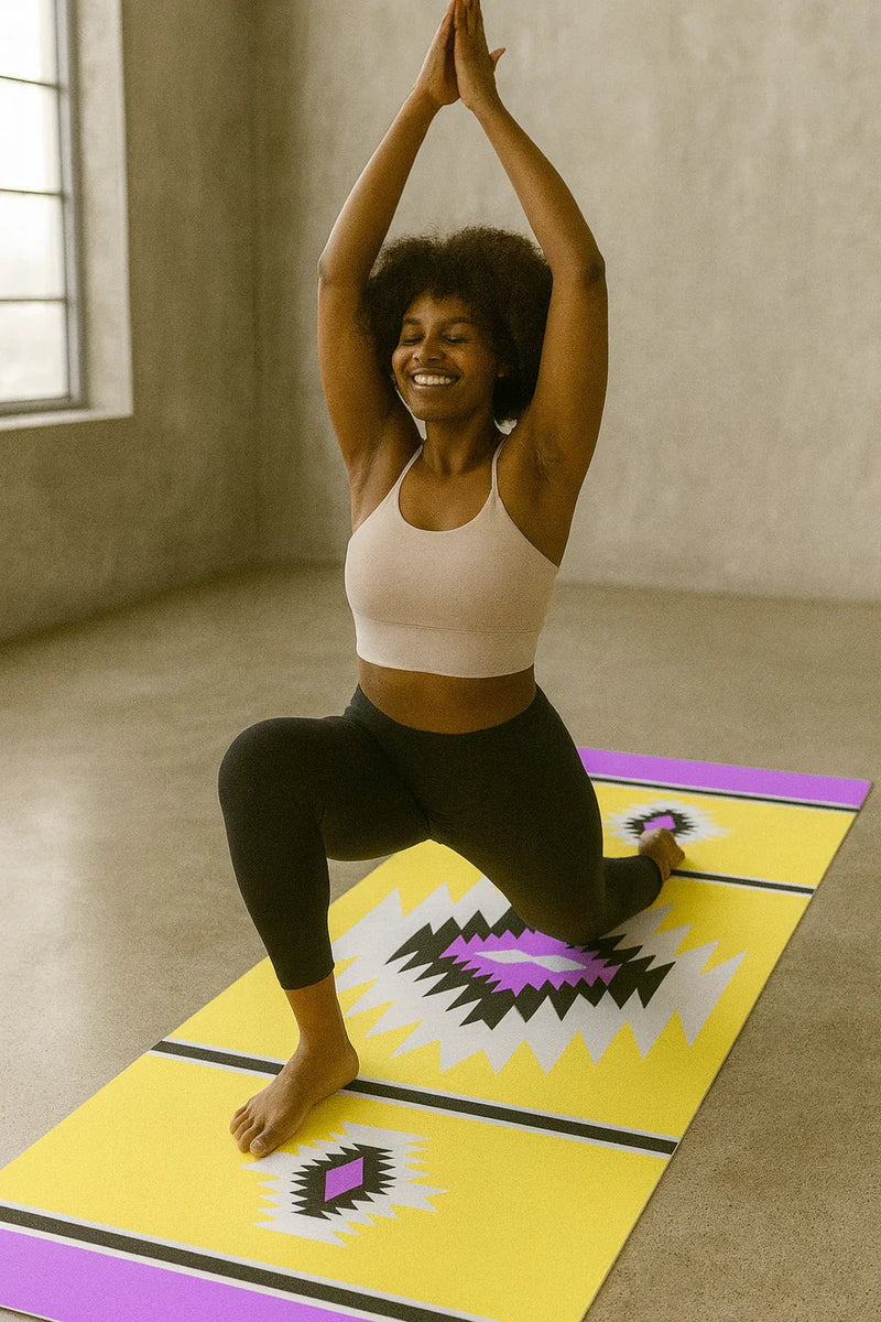Load image into Gallery viewer, Yune Yoga - Yoga Mat | 6mm Thick | Yellow| Non-Slip | Eco Friendly | Yune Yoga | Stevie
