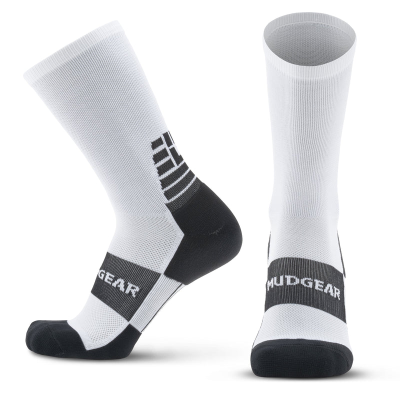 Load image into Gallery viewer, MudGear - Crew Height Socks - White